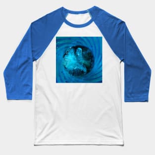 Abstract Blue Baseball T-Shirt